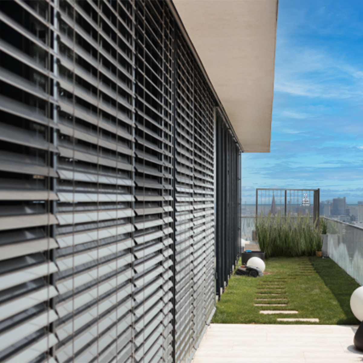 Loxone Beschattung – Raffstores